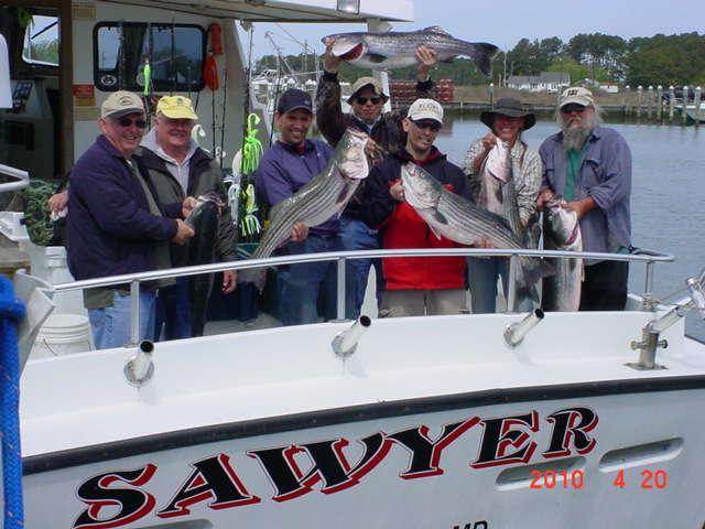 Chesapeake Bay Striper Fishing!