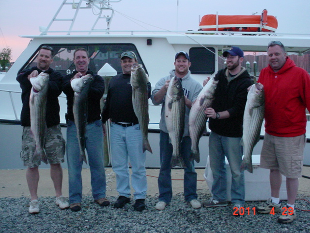 Maryland Striped Bass Fishing Charters