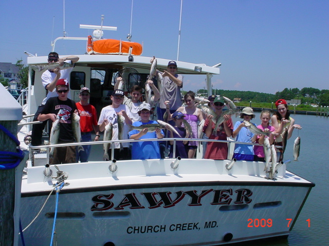 Chesapeake Bay Summer Stripers Caught Using Live Bait!