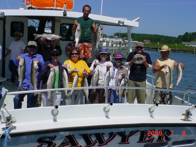 Maryland Stripers on the Chesapeake Bay