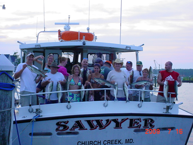 What are you waiting for? Get on the boat NOW for some of this hot striper action! 