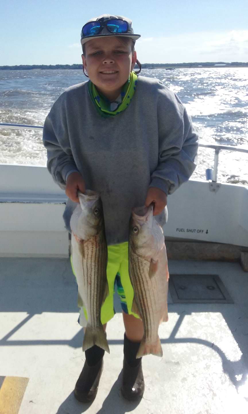 Light Tackle Fishing for Stripers on the Chesapeake Bay