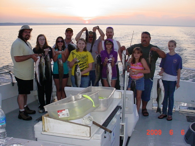 Trolling for Maryland Rockfish on the Chesapeake Bay