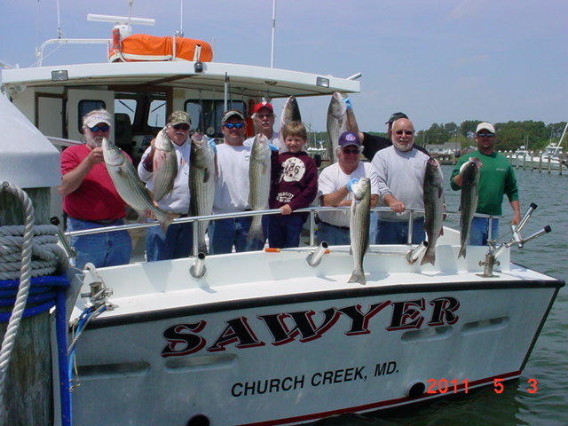 Chesapeake Bay Fishing For Rockfish!