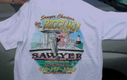 Get Your Sawyer Fishing Charters T-Shirt! Fishing Apparel,Fishing